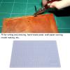 Pwshymi A5translucent Cutting Board,Hand Made Tool Craft Paper Carving Model Making, Students Home Office, Cutting Board for Craft, Fabric, Quilting, Sewing, (A4-translucent view 3
