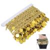 Belly Dance Tassel Belt, Gold Fringe Skirt, Sequin Tassel Skirt for Adding an Extra Layer of Charm to Your Movements (Gold) view 2