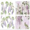 Dixie Belle Belles & Whistles Transfer | Wisteria Spring | (4) 12" x 18.6" Sheets | Rub On Decorative Transfer for Crafts, Furniture, DIY | Crafting Design Transfer view 1