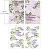 Dixie Belle Belles & Whistles Transfer | Wisteria Spring | (4) 12" x 18.6" Sheets | Rub On Decorative Transfer for Crafts, Furniture, DIY | Crafting Design Transfer view 2