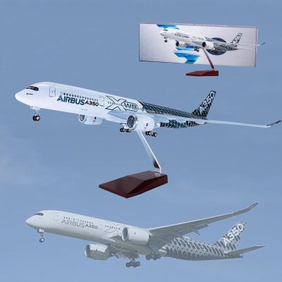 Airplane Model 18.5 in 1: 144 Scale Model Jet Models Airplane A350-900 Prototype Plane Model Diecast Collectibles Resin Aircraft Model for Collection Or Gift(Ordinary)