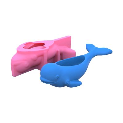 Dolphin Flower Pots Silicone Plaster Molds Succulent Plant Molds Ocean Animal Cup Molds Epoxy Resin Molds