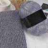 HNNBTYYQF Yarn Hand Knitting Yarn 100g/ball Blended Metallic Thick Wool Thread Yarn Silk Cotton DIY Yarn Crochet Thread for Hand Knitting Scarf Sweater(05 danxiangzi) view 2