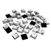 Square and Rectangle Glass Hot Fix Rhinestones Flatback Iron-On Clear Crystals for DIY Garments - (Color: 5X5Mm 100Pcs) view 1