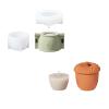 BOOWAN NICOLE Christmas Acorn Candle Vessels with Lid Silicone Molds & Candle Refill Silicone Molds, Nut Candle Jar Silicone Moulds for Jesmonite Concrete Cement Gifts for Christmas (SH1106+LZ0769) view 1