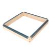 Punch Needle Frame, Punch Needle Punch Needle Tool with Screws Wrech Embroidery Strip Frame 4 Sides 15.7in Embroidery Hoop Wide Stable Sturdy Easy Assembly Rug Hooking Frame for view 3