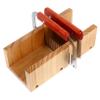 PHENOFICE Wooden Soap Cutter Set with Wavy Straight Cutters Durable DIY Soap Making Tools for Precise Cutting for Handmade Cheese and More view 1