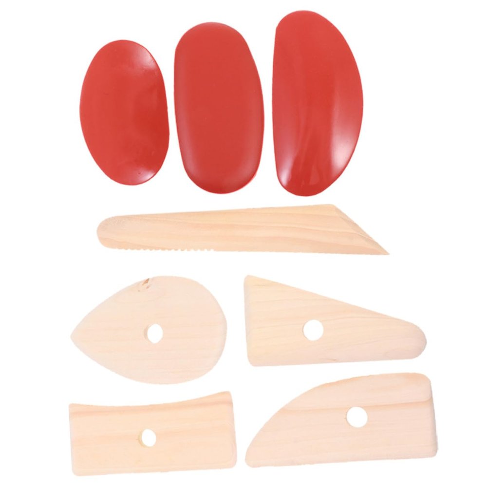 PHENOFICE Clay Sculpture Tools for Pottery Modeling Clay DIY Molding Scraper Dotting Tool Carving Pottery Sculpting Kit