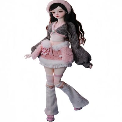 YHYQiFei 1/4 Bjd Doll Resin Anime Ball Joint Doll SD Doll Handmade Makeup Collectable Action Figure Home Desktop Decor and Gift Set (G)