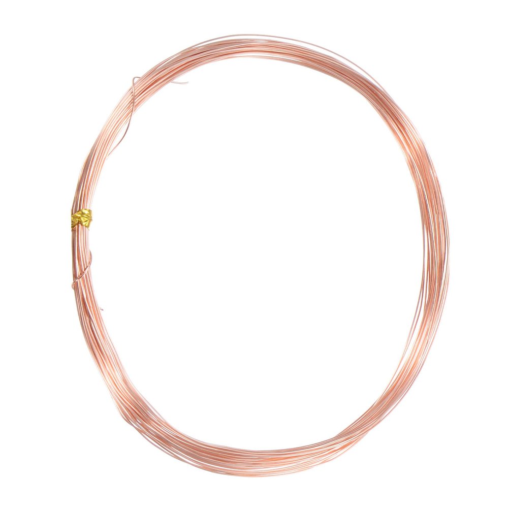M METERXITY 99.9% Soft Copper Wire, 26 Gauge 33FT Pure Copper Wire for DIY Crafting/Jewelry Making/Gardening Plant/Beading, Craft Wire [0.4mm, 10M]