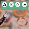 M METERXITY 99.9% Soft Copper Wire, 26 Gauge 33FT Pure Copper Wire for DIY Crafting/Jewelry Making/Gardening Plant/Beading, Craft Wire [0.4mm, 10M] view 4
