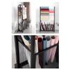Craft Room Organiser Display Display Stand Large Metal Ribbon Rack with Wheels, 140cm Tall Scarf Ribbon Satin Rack, Roll Storage/Gift Warp Paper Organizer Holder, Spools Dispenser Movable Cart(Black,1 view 3