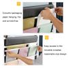 Craft Room Organiser Display Display Stand Large Metal Ribbon Rack with Wheels, 140cm Tall Scarf Ribbon Satin Rack, Roll Storage/Gift Warp Paper Organizer Holder, Spools Dispenser Movable Cart(Black,1 view 4