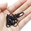 Auvotuis 30Pcs Metal Lobster Claw Clasps, 360 Swivel Trigger Snap Hooks, Key Chain Hooks, DIY Claw Clasps for Jewelry, Purse Making, Bags Keychain, Key Rings, Art Crafts (Black) view 4