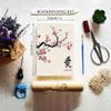 SimpleVibesXinPuwei Handmade Touch Bookbinding Kit with Oil Canvas Cover Notebook DIY, Including Instructions + Video Tutorial, Suitable for Diary/Travel/Recipe Book (Style 2) view 3