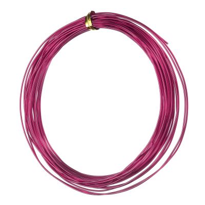 uxcell 18 Gauge 1mm Aluminum Armature Wire, 32.8ft(10m) Bendable Metal Wire Beading String Cord for DIY Jewelry Crafts Wreath Making Sculpting Floral Bonsai Trees, Wine Red
