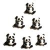 The Panda Series Buttons by Dress It Up Buttons and Embellishments - 6 Pieces - Panda Singles view 1