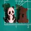 The Panda Series Buttons by Dress It Up Buttons and Embellishments - 6 Pieces - Panda Singles view 3