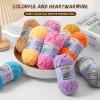 3 Pack of 300g (590yds) Fuzzy Chenille Yarn for Crocheting,Fluffy Amigurumi Crochet Yarn for DIY Craft/Hat/Clothes, Soft Velvet Baby Blanket Yarn3 Rose view 4