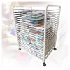 XLTFUC 20 Tier Art Drying Rack, Drying Rack Art Studio, Educational Products Drying Rack, Space Saving Rack for A2/4K Artwork/Paintings view 1