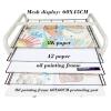 XLTFUC 20 Tier Art Drying Rack, Drying Rack Art Studio, Educational Products Drying Rack, Space Saving Rack for A2/4K Artwork/Paintings view 3