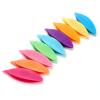 Akozon Colorful Plastic Tatting Shuttles Set - DIY Hand Knitting Craft Tool Kit with 9 Pieces Selection for Enthusiasts and Beginners view 2