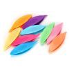Akozon Colorful Plastic Tatting Shuttles Set - DIY Hand Knitting Craft Tool Kit with 9 Pieces Selection for Enthusiasts and Beginners view 3