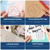 Customized Rhodesian Ridgeback Embossing Seal, Embosser with Peeking Puppy Design, Ideal for Address Stamping, Available in Pink or Black Handle - Hybrid Embosser for Rhodesian Ridgeback Lovers view 3