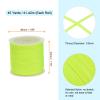 HARFINGTON 4 Rolls Nylon String Cord 45 Yards 0.8mm Nylon Cord Beading Satin String for Bracelet Jewelry Making Chinese Knotting Cord Necklaces Kumihimo Bracelets Craft, Fluorescent Yellow view 2