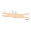BEBEMOKO 1pc Knitting Tool Single Knitting Needle for Sweaters and Scarves Lightweight Beech Shuttle for Easy Weaving and Crochet Projects view 4