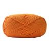 100g Crochet Thread Handmade DIY Woven Bag Doll Material Bag 5-Strand Milk Cotton Wool Yarn(Orange) view 1