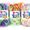 Velvet Chenille Yarn for Crocheting & Knitting - Soft, Thick, Bulky, Chunky Beige Yarn - 3 * 100g view 4