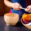 Prime Art wooden yarn bowl yarn bowl for crochet yarn bowl for knitting yarn bowl for crochet large yarn bowl (Mangowood) view 2