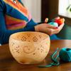 Prime Art wooden yarn bowl yarn bowl for crochet yarn bowl for knitting yarn bowl for crochet large yarn bowl (Mangowood) view 3