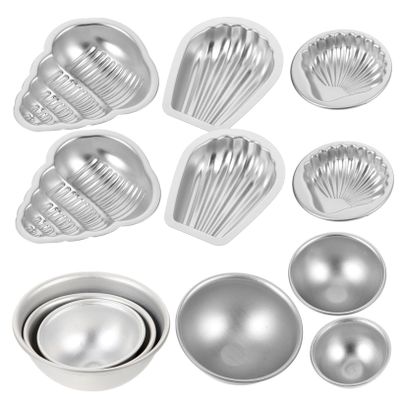 VILLFUL 12pcs Bath Salt Ball Molds Aluminum Alloy DIY Soap Mold for Home Use Easy Demolding for Bath Bombs and Soaps Beginner-Friendly Crafting Supplies