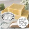 VILLFUL 12pcs Bath Salt Ball Molds Aluminum Alloy DIY Soap Mold for Home Use Easy Demolding for Bath Bombs and Soaps Beginner-Friendly Crafting Supplies view 2