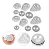 VILLFUL 12pcs Bath Salt Ball Molds Aluminum Alloy DIY Soap Mold for Home Use Easy Demolding for Bath Bombs and Soaps Beginner-Friendly Crafting Supplies view 4