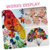 BEBEMOKO 4pcs Quality Abs Material Paper Quilling Tool Half Ball Domes Molds for Handmade Craft Paper Quilling Styler view 2