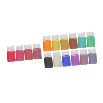 TOPPERFUN Mica Powder for Bath Soap and Nail Art Safe Easy Use Pigment for Epoxy Projects Makeup and Crafts Colors Each