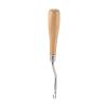 ZJchao Bent Latch Hook Puller Tool, Wooden Handled Crochet Needle for Canvas Rug Making, Ideal for Wool Projects, Repairs in Knitting, 6.22Long view 3