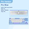KEEBMONKEY WOBKEY Crush 80 Reboot CNC Aluminum 5-Second Quick-Release Triple-Mode Connectivity Mechanical Keyboard with Superior Acoustics (Pro Blue) view 2