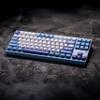 KEEBMONKEY WOBKEY Crush 80 Reboot CNC Aluminum 5-Second Quick-Release Triple-Mode Connectivity Mechanical Keyboard with Superior Acoustics (Pro Blue) view 3