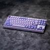 KEEBMONKEY WOBKEY Crush 80 Reboot CNC Aluminum 5-Second Quick-Release Triple-Mode Connectivity Mechanical Keyboard with Superior Acoustics (Pro Purple) view 3