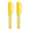 HARFINGTON 2 Pack Fabric Chalk Marker Tailors Liner Chalk Pen Style with Chalk Wheel Tip for Sewing Quilting & Crafts, Yellow view 1