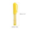 HARFINGTON 2 Pack Fabric Chalk Marker Tailors Liner Chalk Pen Style with Chalk Wheel Tip for Sewing Quilting & Crafts, Yellow view 2