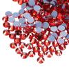 MECCANIXITY 2880 Pcs Hotfix Rhinestones Flatback Crystal Glass Gems Art Rhinestones for Crafts Clothes DIY Decoration(SS8 2.5mm,Light Red) view 1
