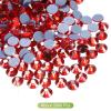 MECCANIXITY 2880 Pcs Hotfix Rhinestones Flatback Crystal Glass Gems Art Rhinestones for Crafts Clothes DIY Decoration(SS8 2.5mm,Light Red) view 3