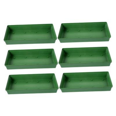 OFFSCH 6pcs Floral Foam Tray for Flower Arrangement Wedding Plastic Multi-Functional
