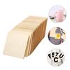 TEHAUX 30pcs Square Blank Wood Chips for Hand Unfinished Wood Slices for Crafting Home Decor and Ornaments for Creative Projects and Custom Designs view 3