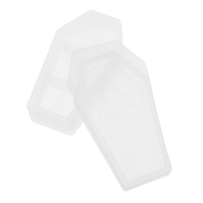 HAPINARY 1set Coffin Shape Storage Box for Halloween Crystal Epoxy Accessory Easy to Use Silicone Compact Lightweight Craft Tool for Manual Crafts and Decorations